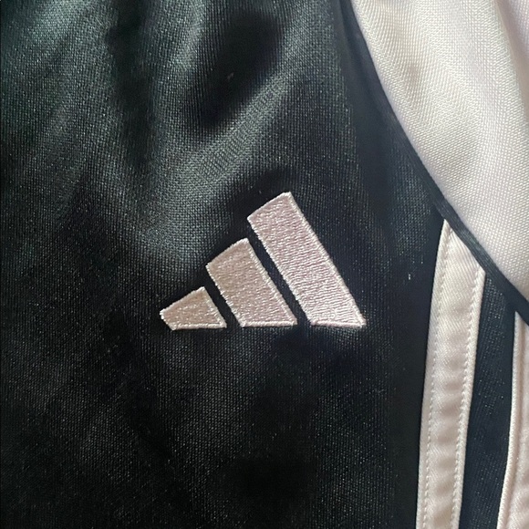 adidas Black and White Track Pants - Picture 4 of 6
